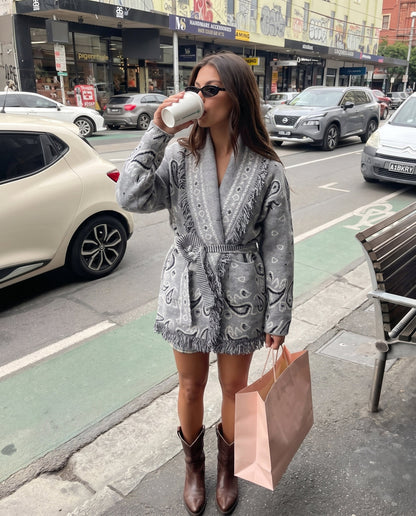Bandana Jacket Grey