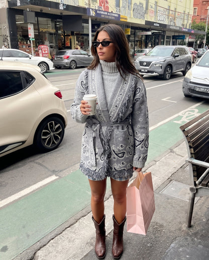 Bandana Jacket Grey