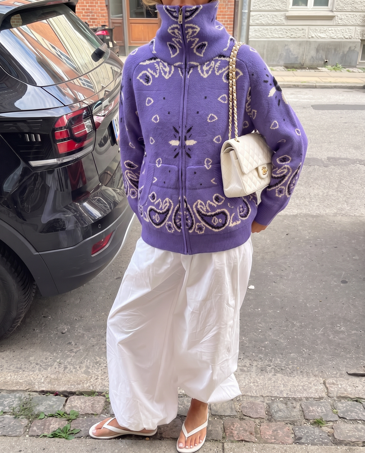 Cardigan Bandana Viola