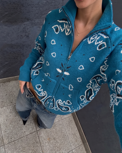 Bandana Cardigan Turkis