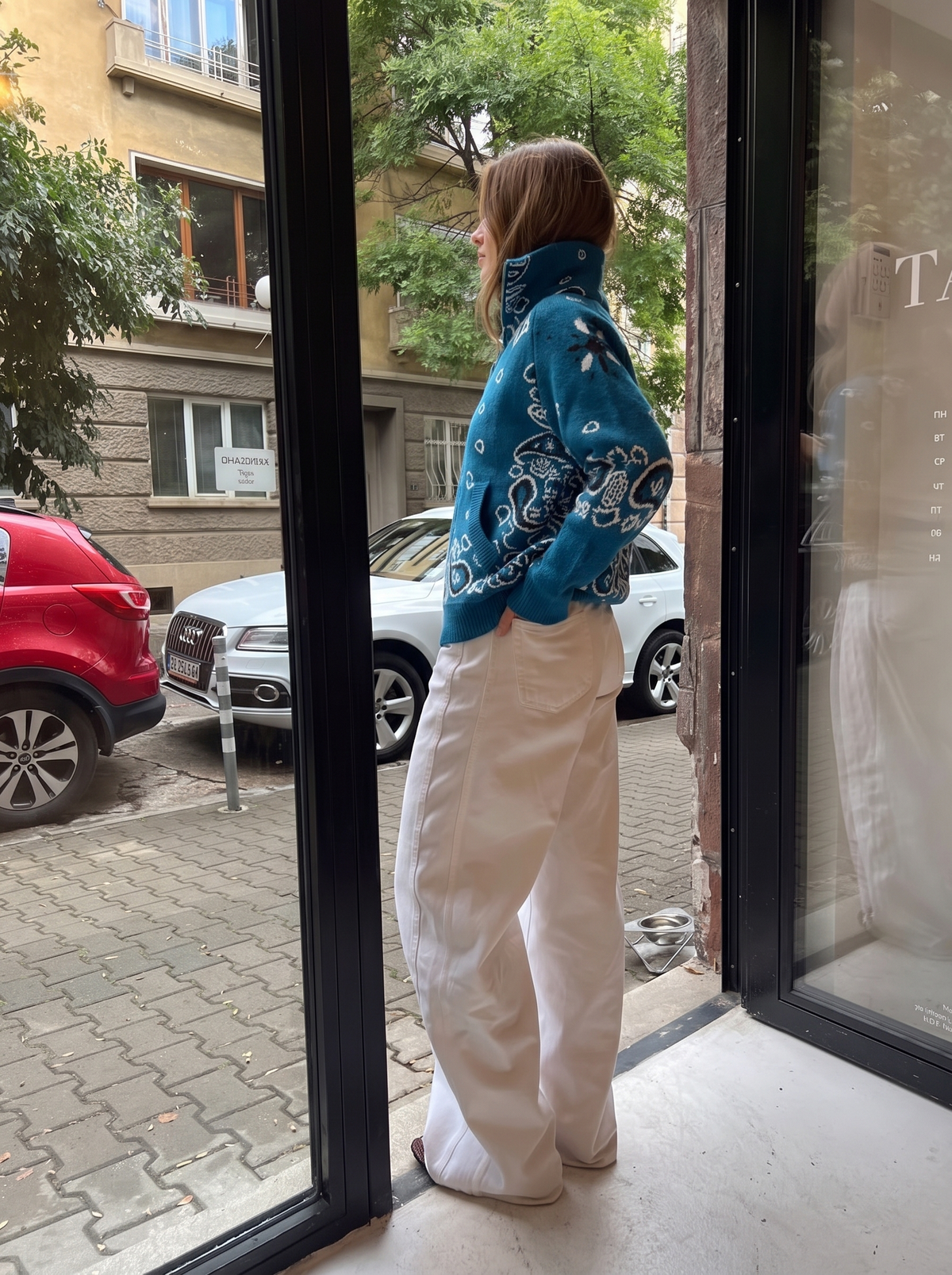 Bandana Cardigan Turkis